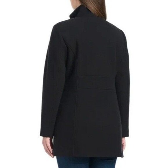 Vince Camuto Women's Full Zip & Snap Jacket Black NWT - Picture 2 of 4